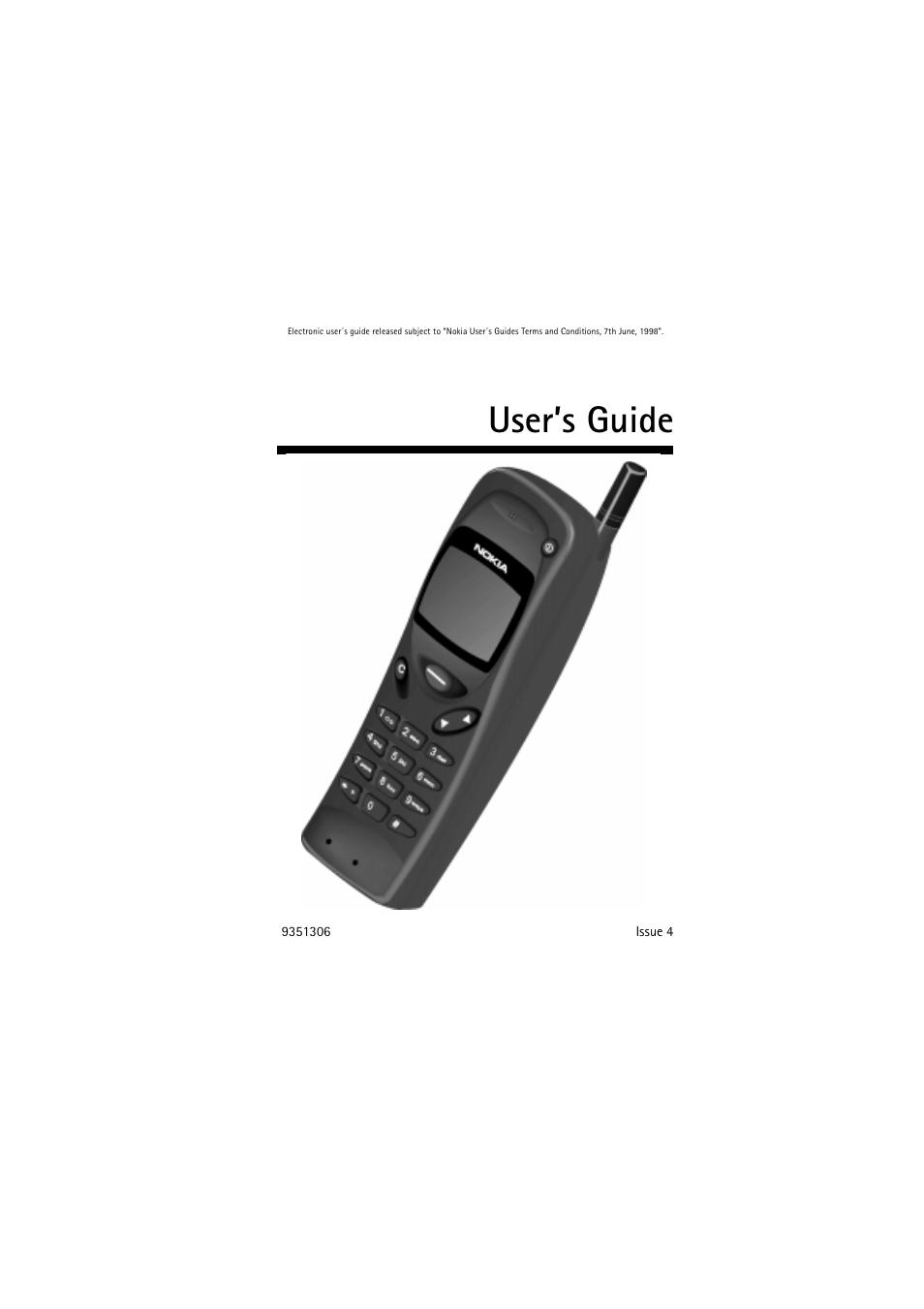 Nokia 3110 User Manual | 64 pages
