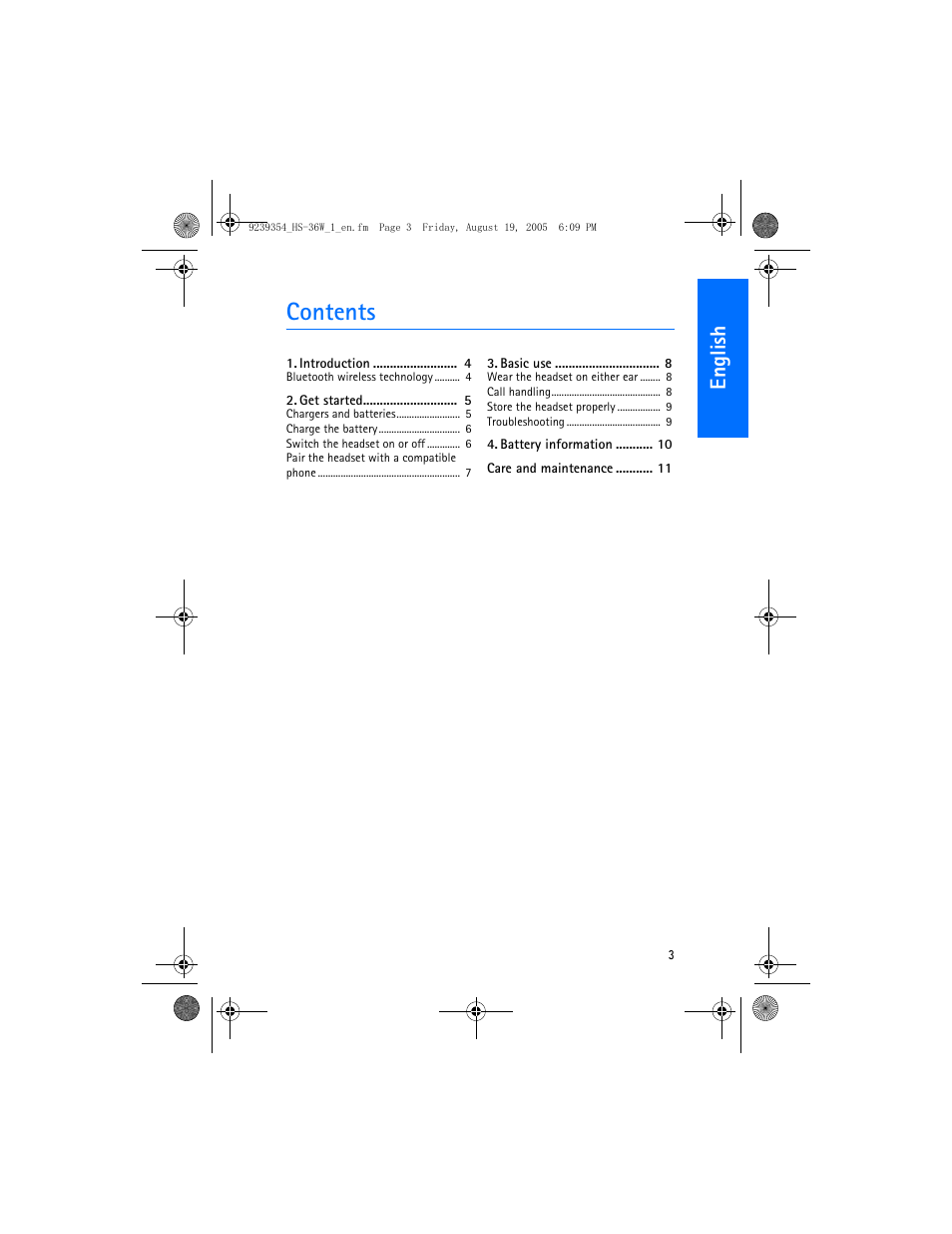 Nokia HS 36W User Manual | Page 3 / 48