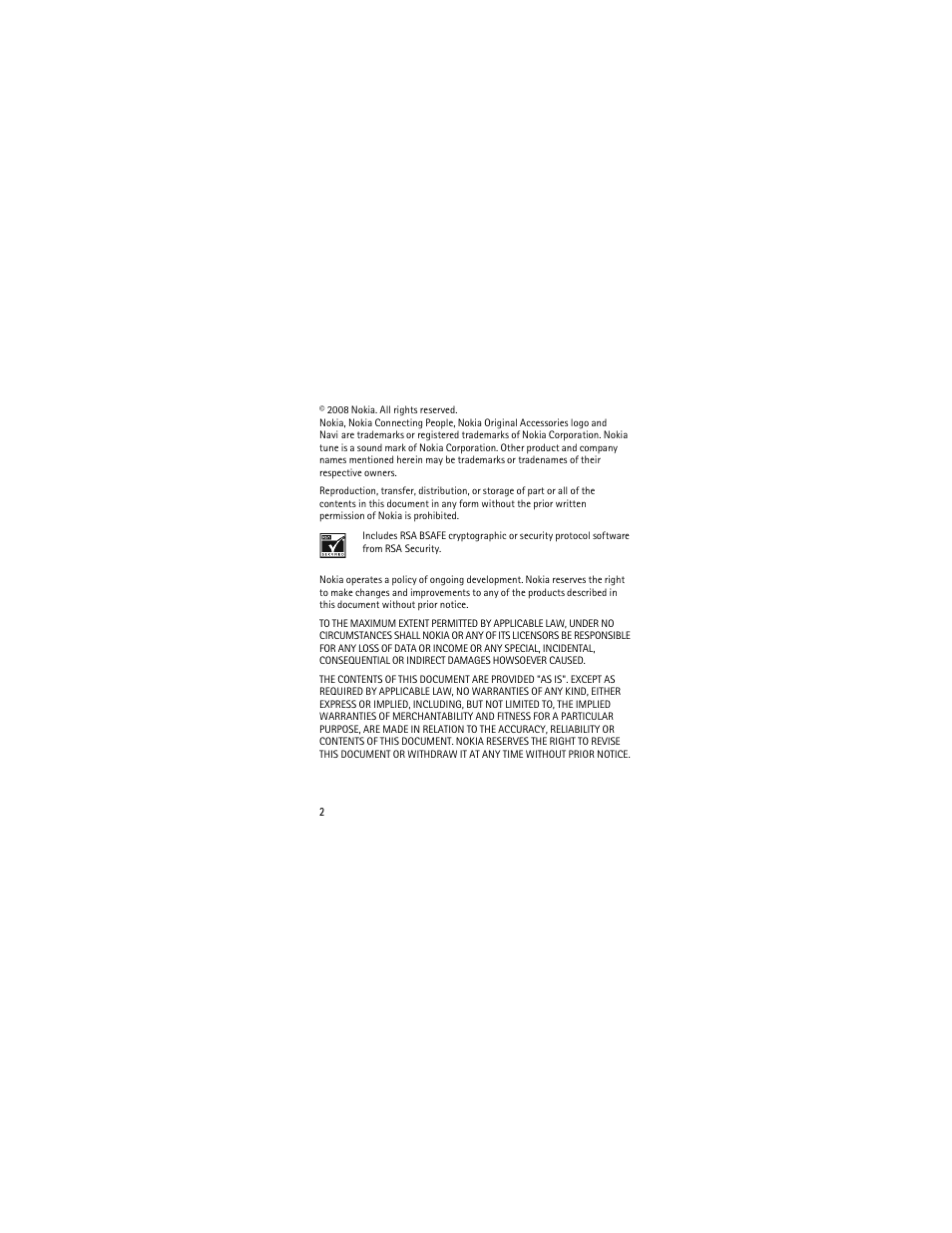 Nokia 3606 User Manual | Page 3 / 153
