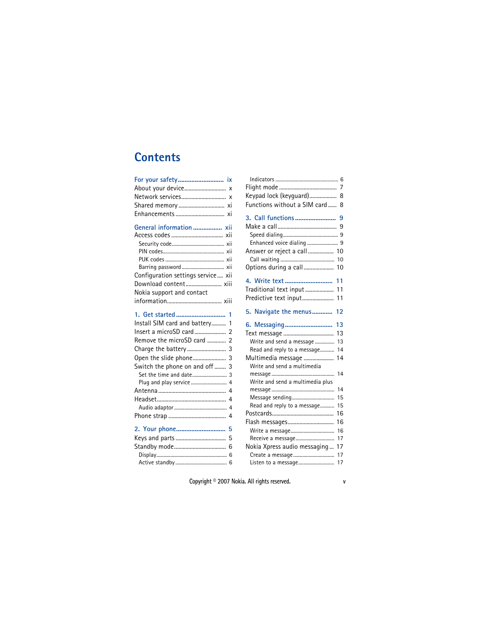 Nokia 5300  EN User Manual | Page 6 / 101