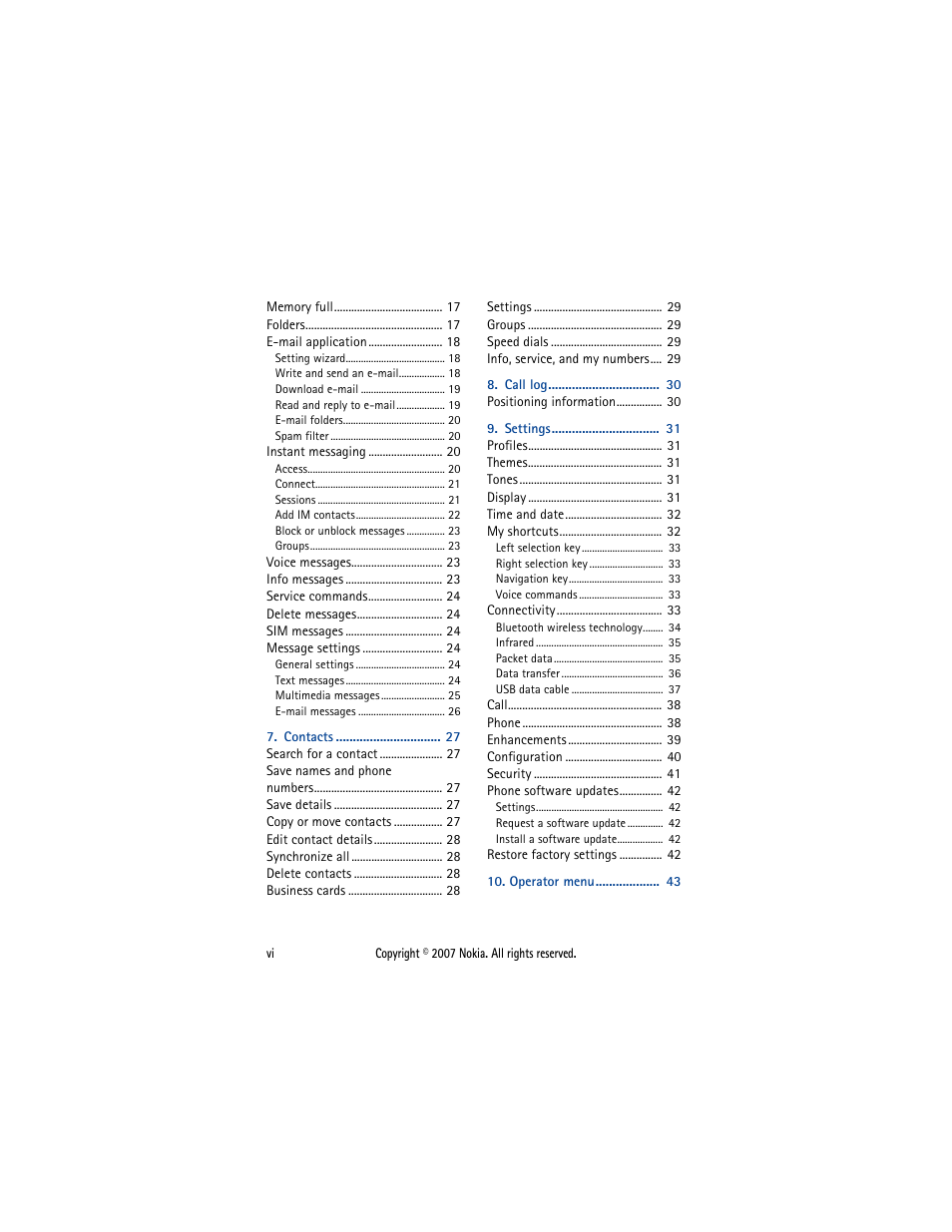 Nokia 5300  EN User Manual | Page 7 / 101