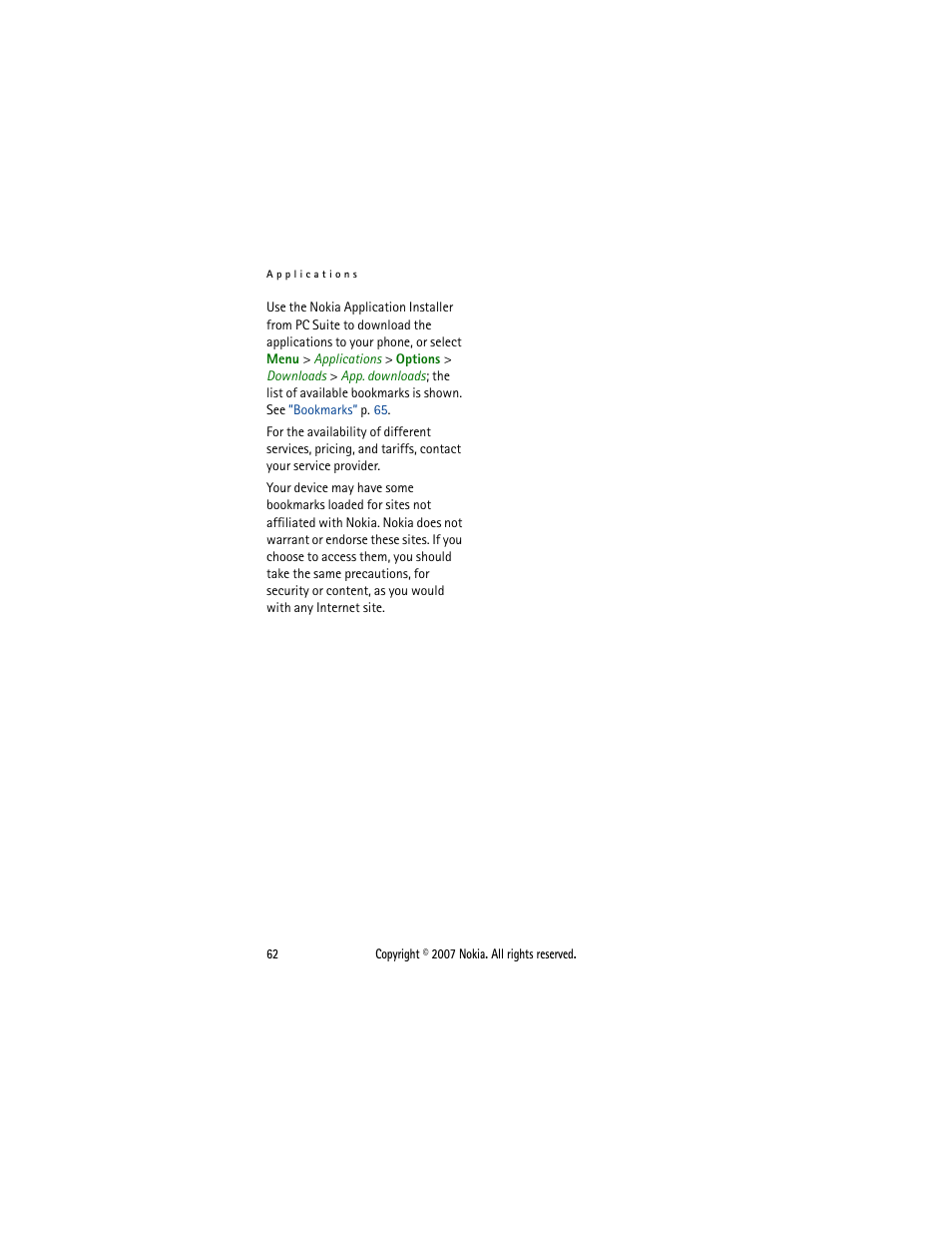 Nokia 5300  EN User Manual | Page 77 / 101