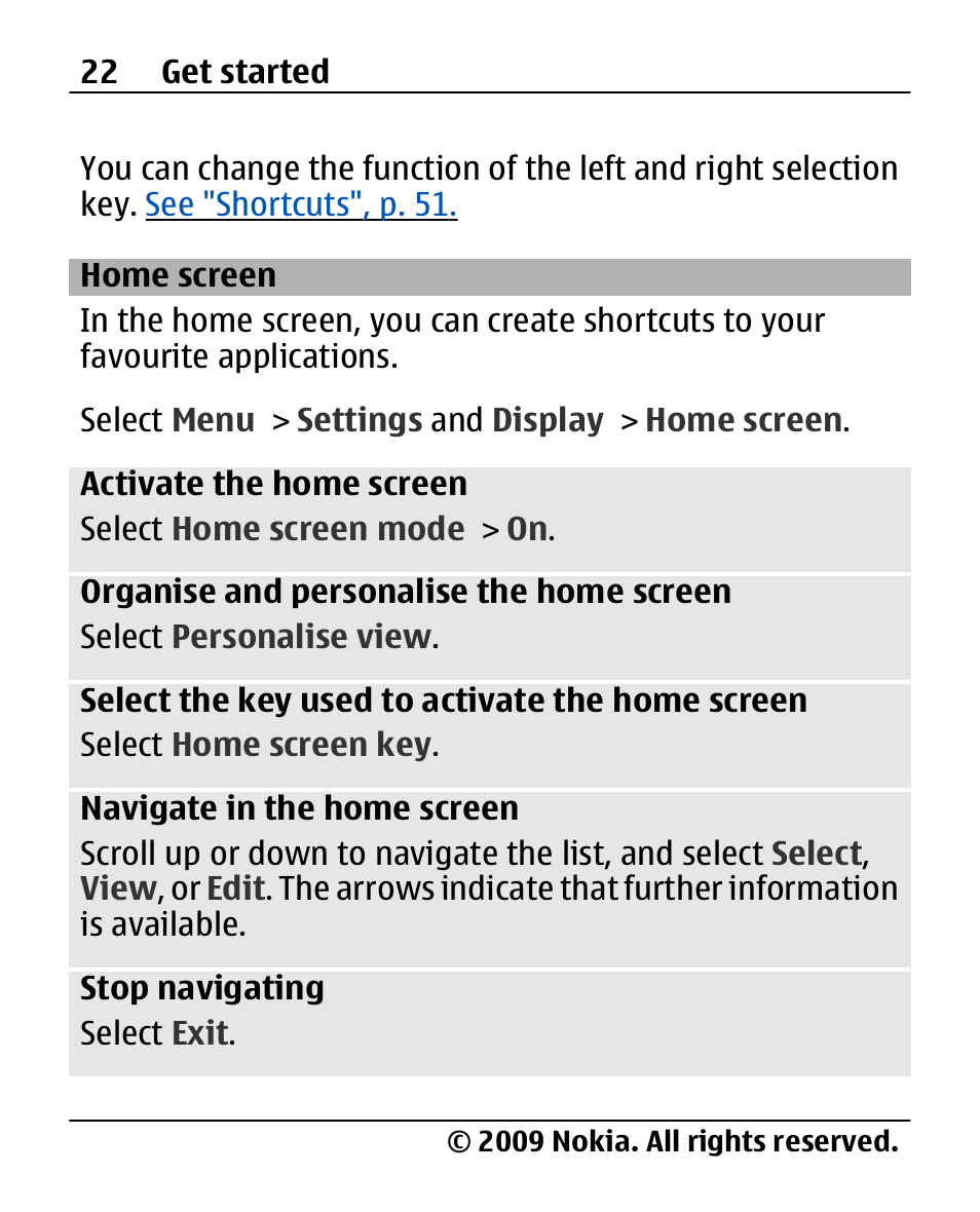 Home screen | Nokia X200 User Manual | Page 22 / 88