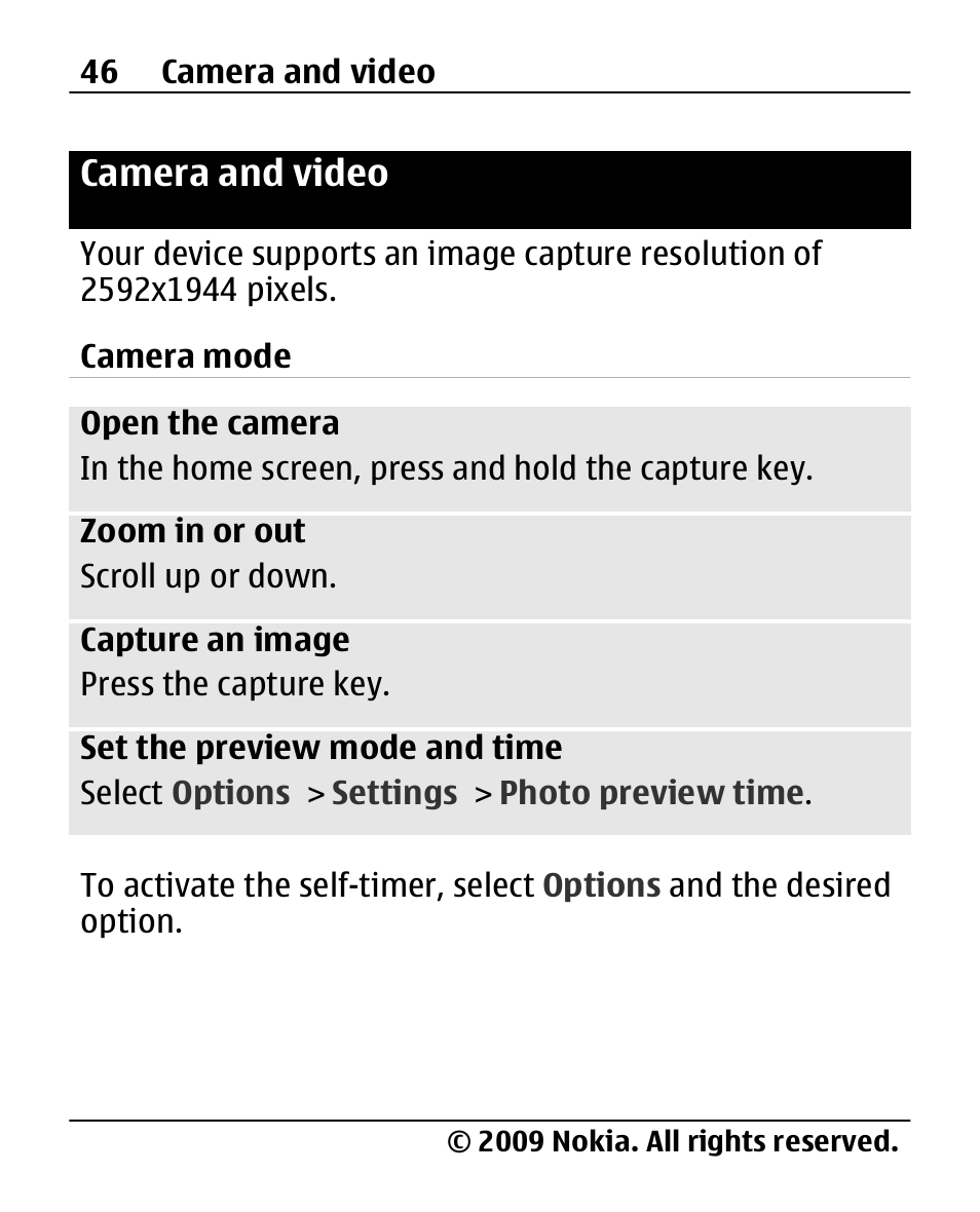 Camera and video | Nokia X200 User Manual | Page 46 / 88