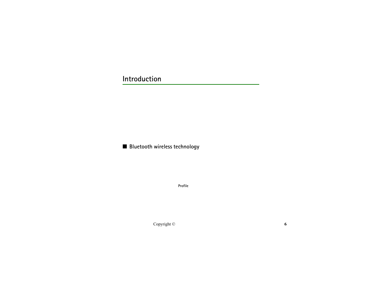 Introduction, Bluetooth wireless technology | Nokia HS-13W User Manual | Page 6 / 46