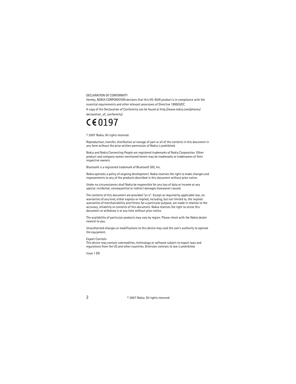 Nokia BH-503 User Manual | Page 2 / 48