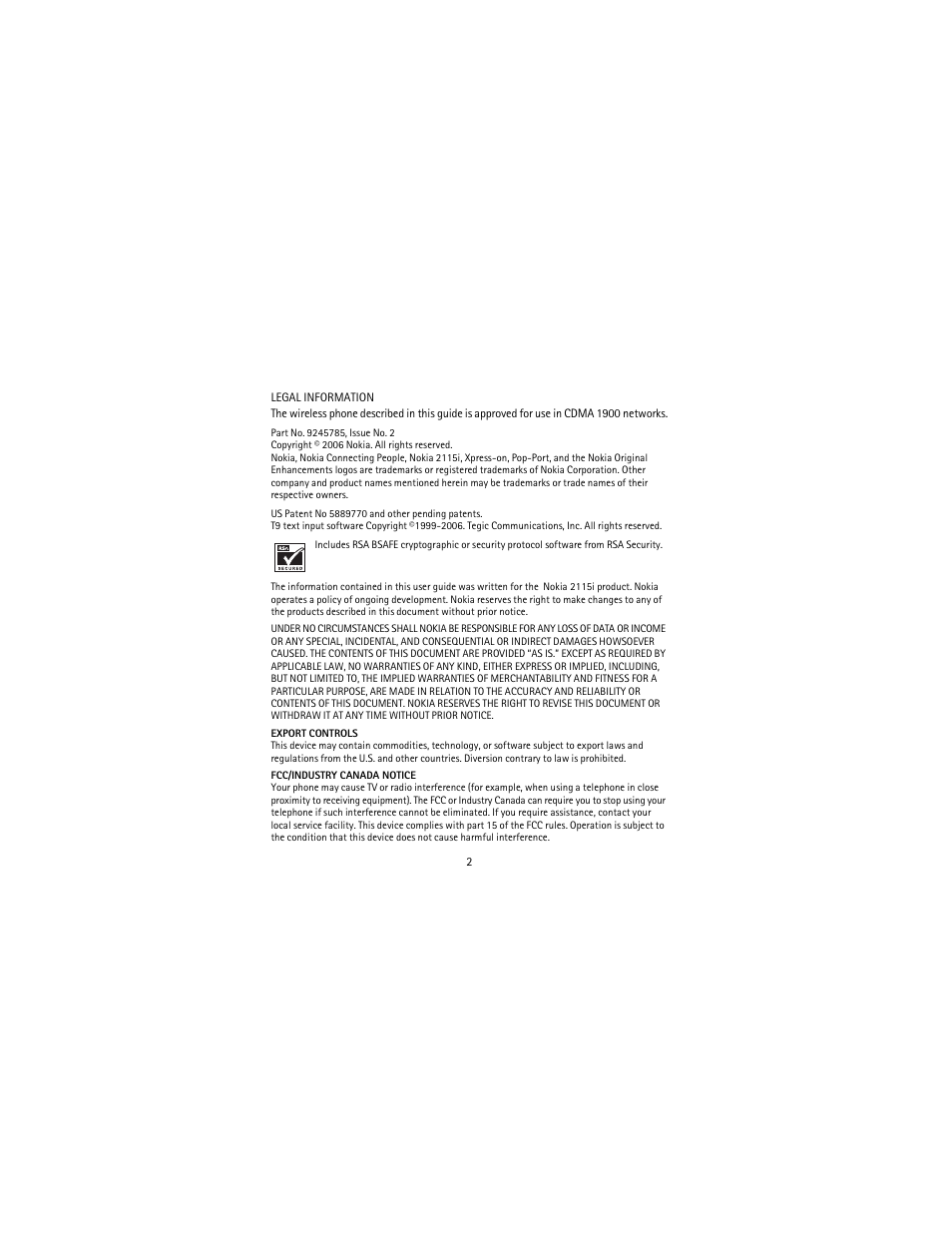 Nokia 12115i User Manual | Page 3 / 113