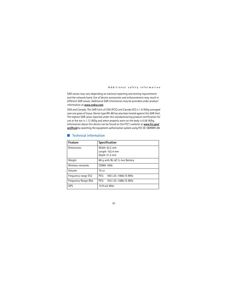 Nokia 12115i User Manual | Page 92 / 113