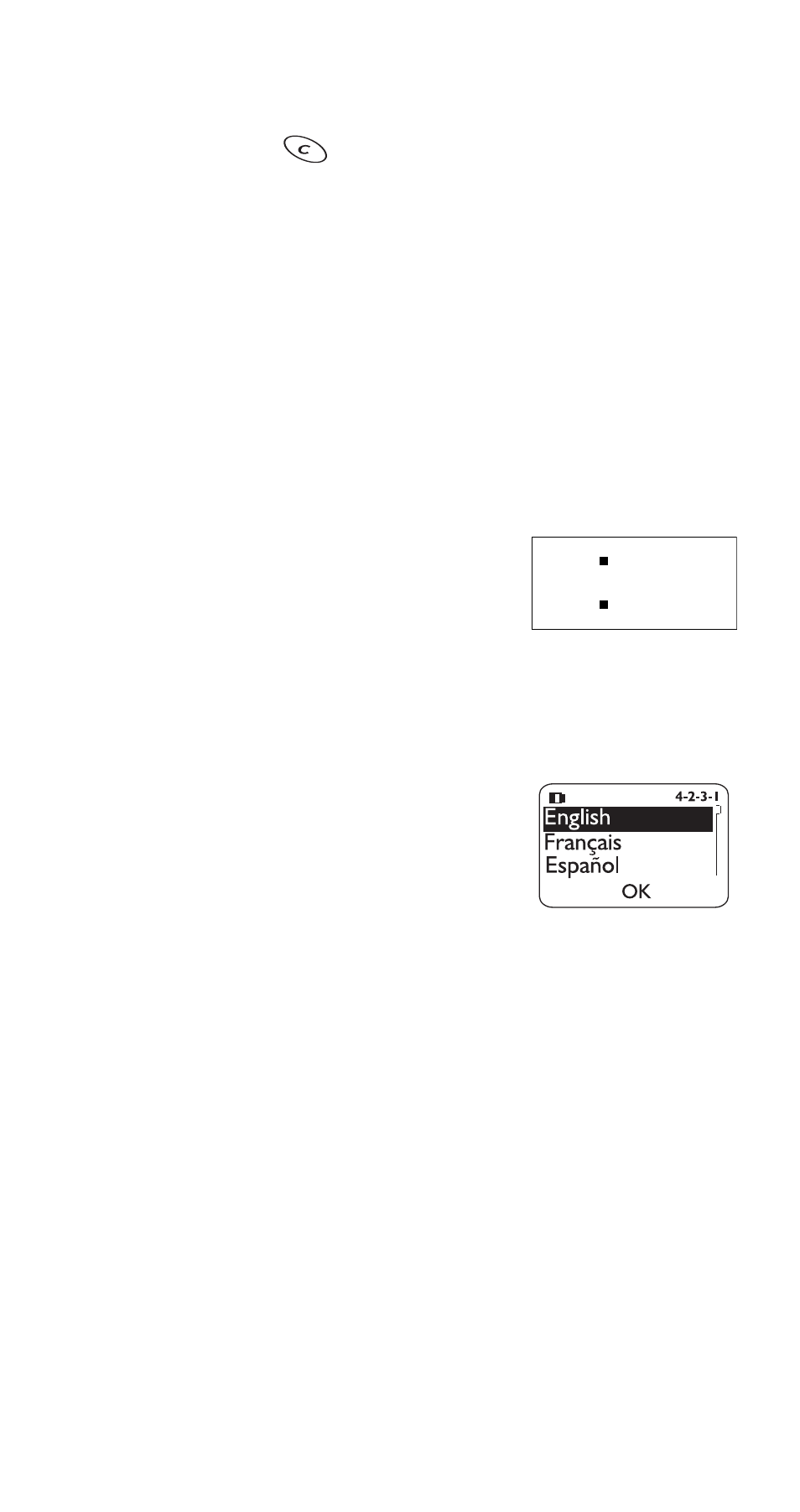 Language, Lights, Language lights | Selecting time format, Displaying or hiding the clock | Nokia 5180 User Manual | Page 30 / 85