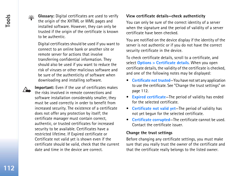 Tools | Nokia 702 User Manual | Page 112 / 154