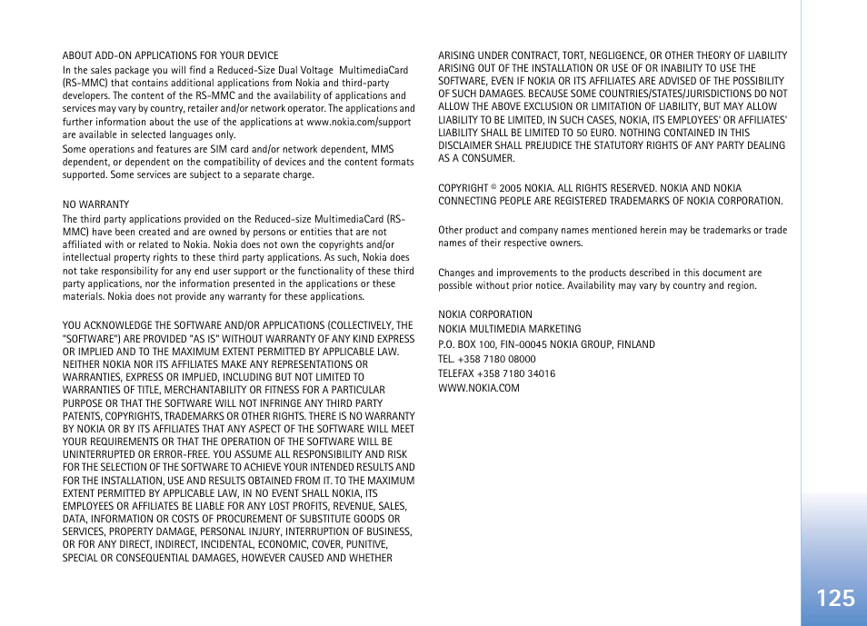 Nokia 702 User Manual | Page 125 / 154