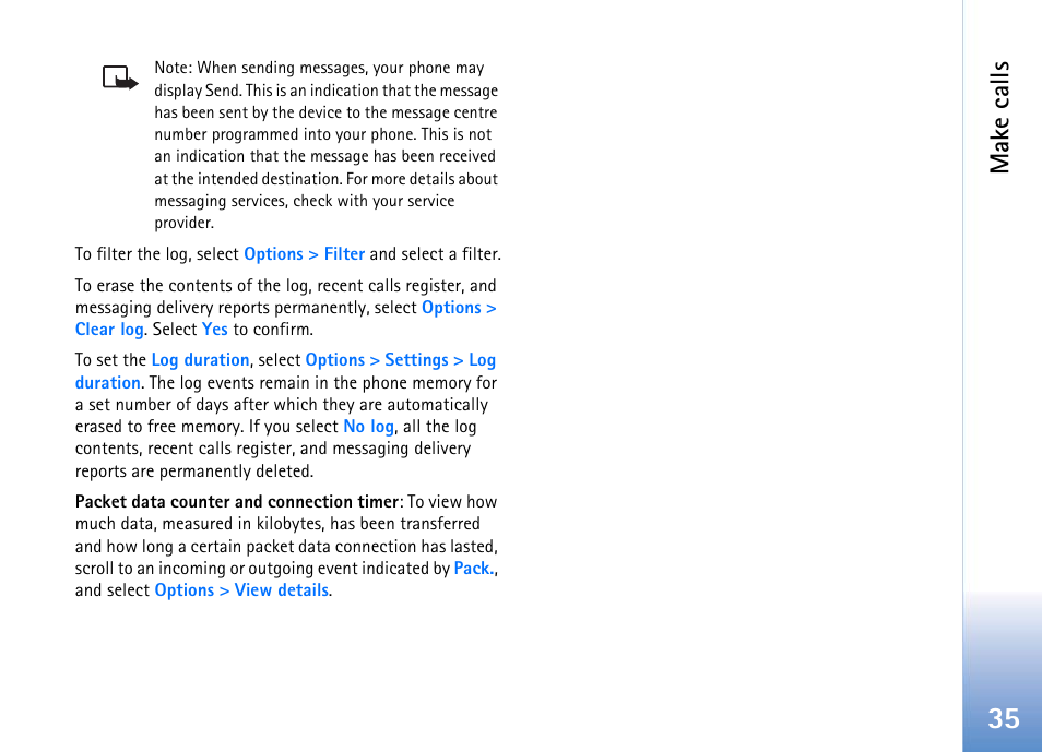 Make calls | Nokia 702 User Manual | Page 35 / 154