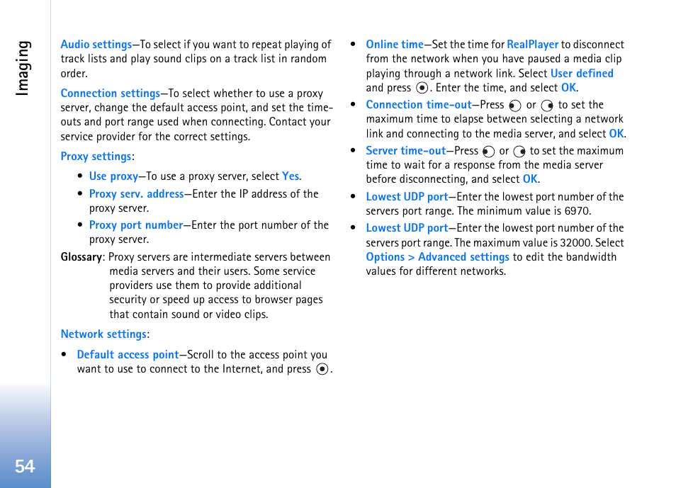 Imaging | Nokia 702 User Manual | Page 54 / 154