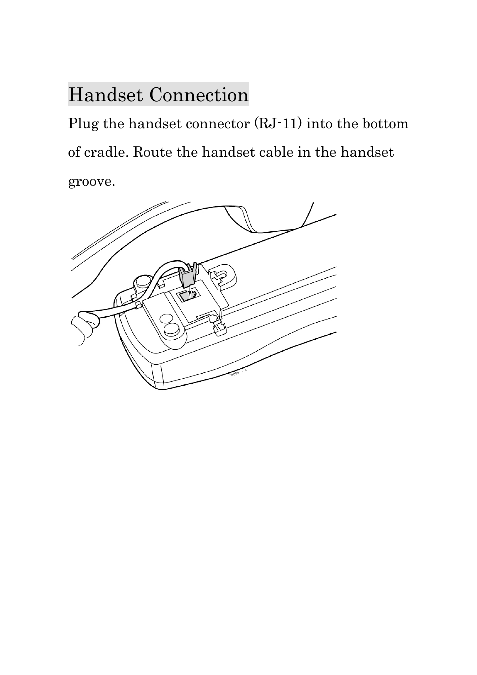 Handset connection | Nokia UTR-1-1 (BK) User Manual | Page 4 / 4