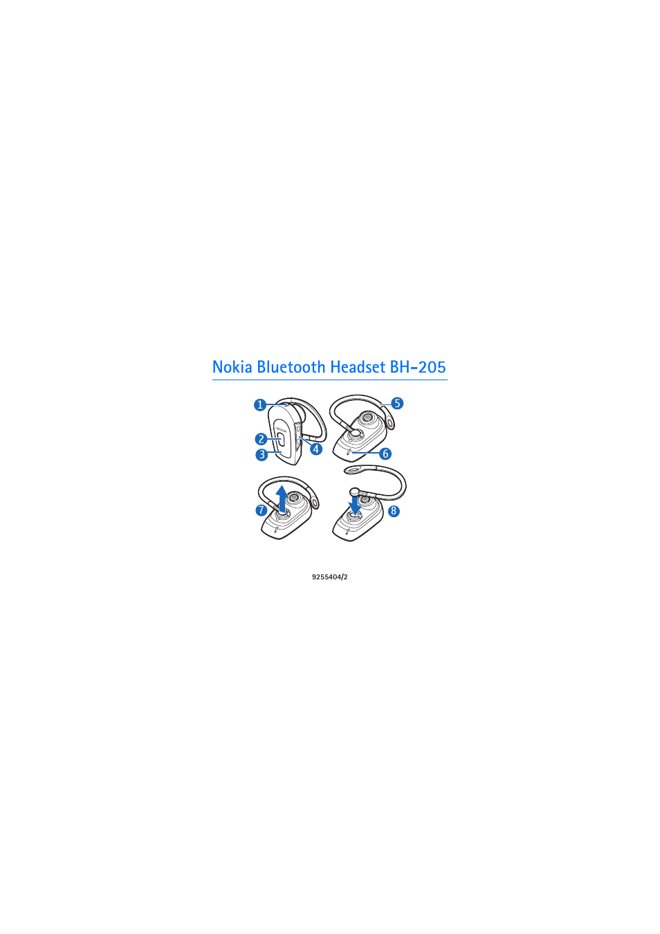 Nokia BH-205 User Manual | 9 pages