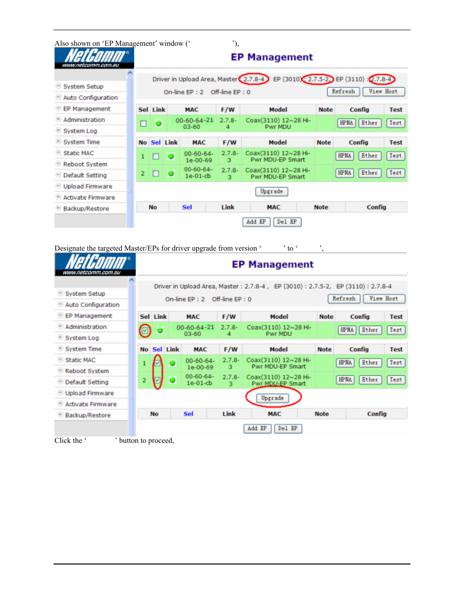 Upgrade the new hcna driver | Nokia CC100 User Manual | Page 38 / 56