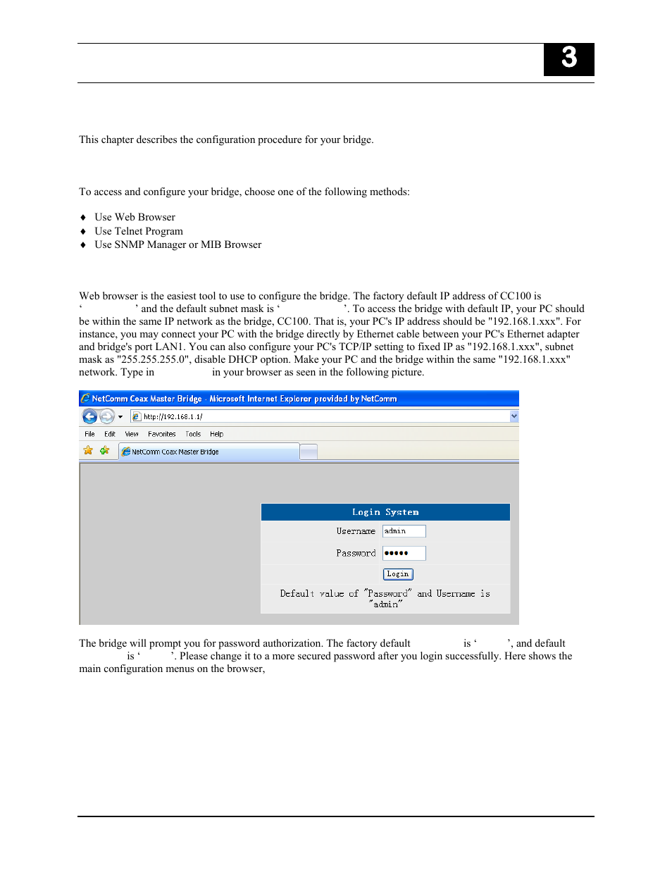 Configuration, Configuration methods, Use web browser | Nokia CC100 User Manual | Page 9 / 56