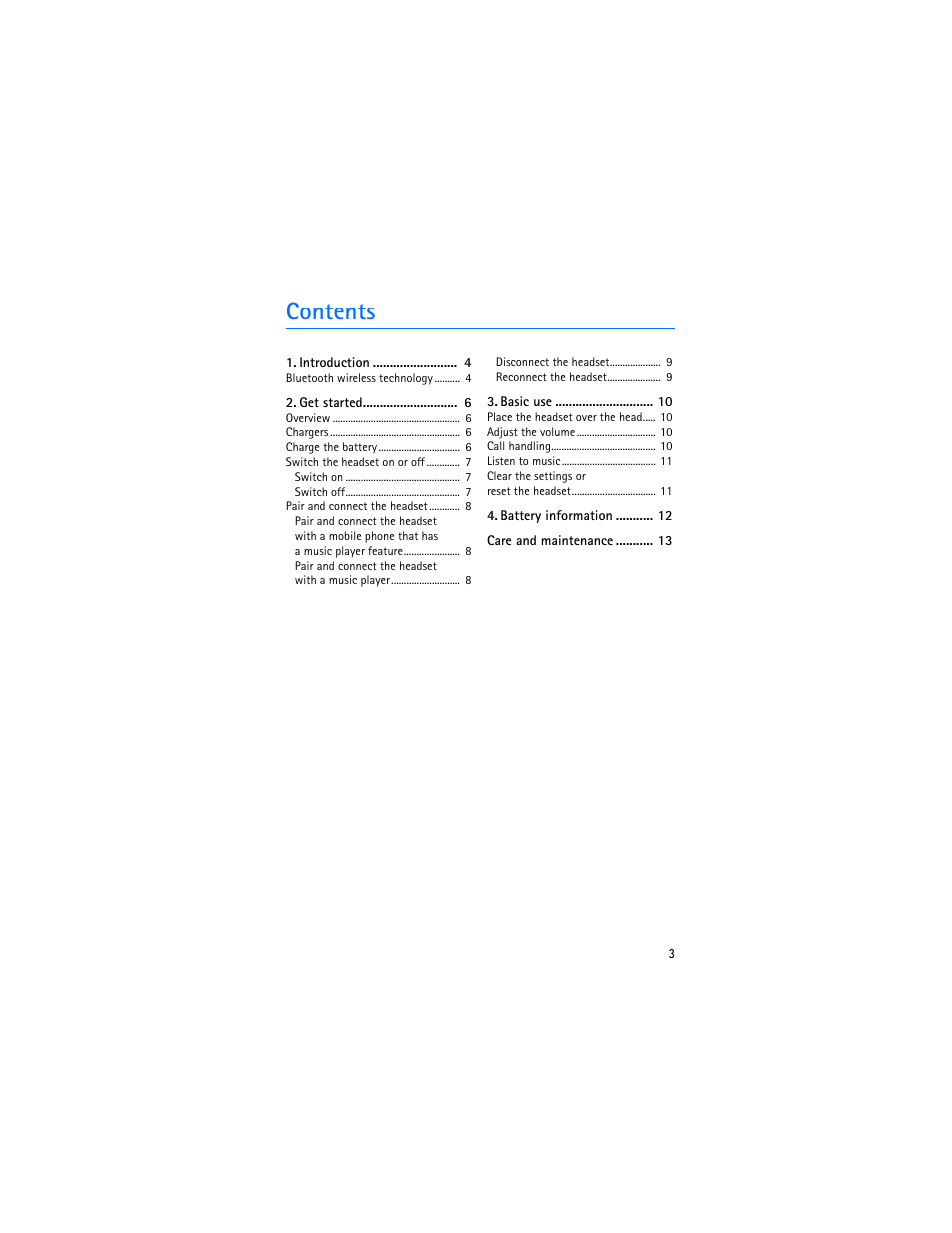 Nokia BH-604 User Manual | Page 3 / 14