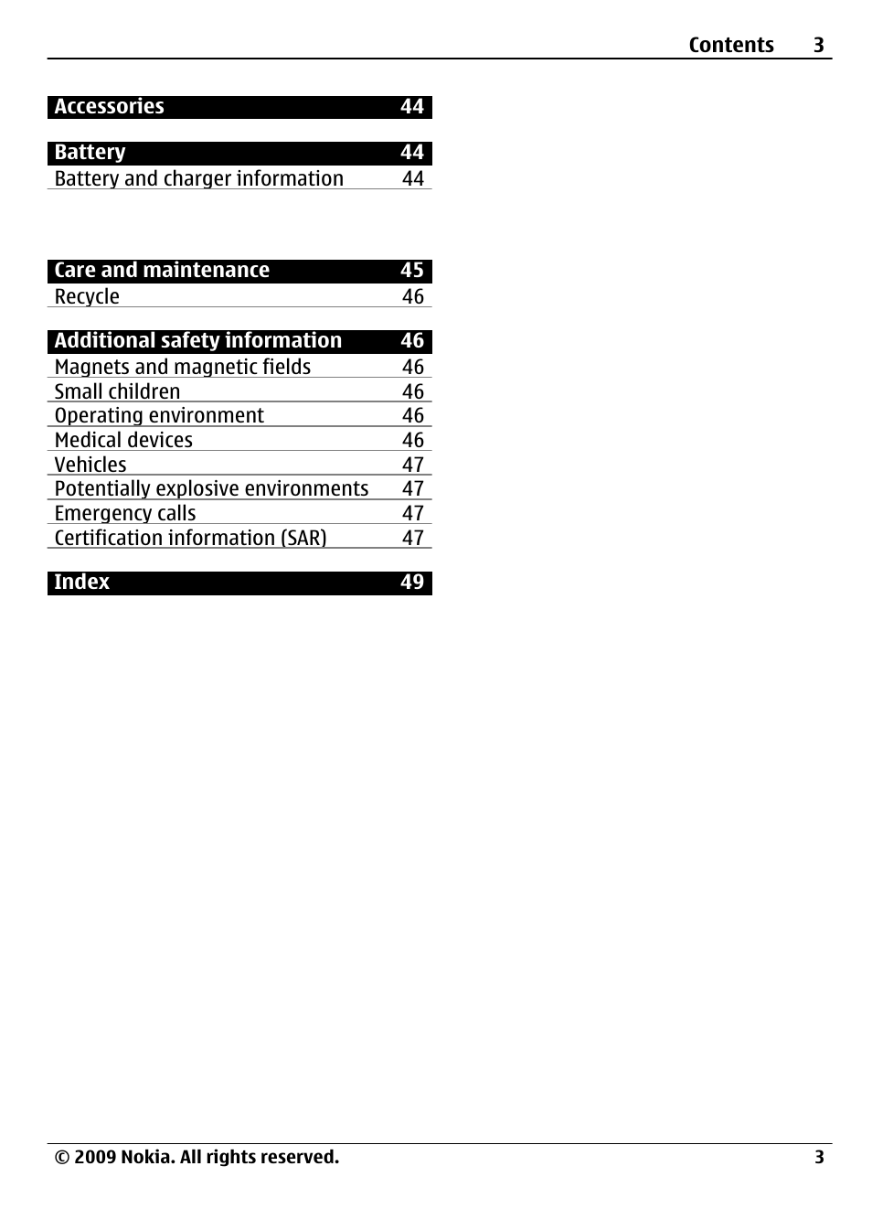 Nokia 3720 User Manual | Page 3 / 51