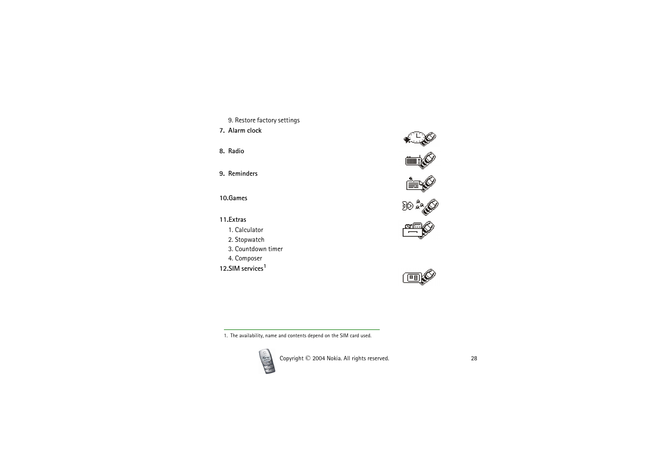 Nokia 2300 User Manual | Page 28 / 68