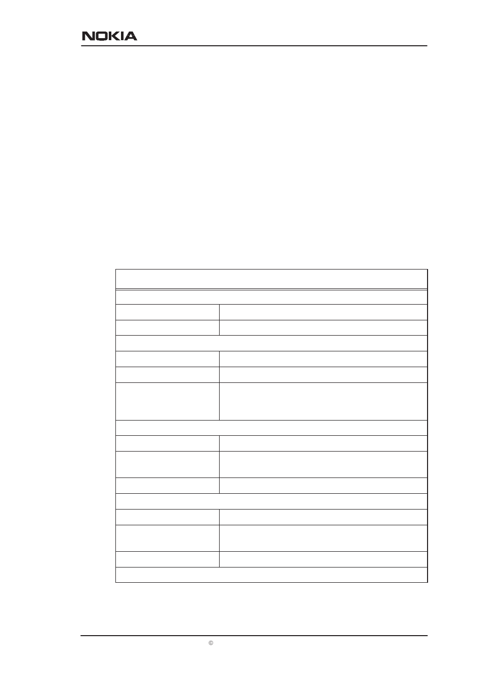 Appendix a technical specifications, Technical specifications | Nokia M1112 User Manual | Page 100 / 109