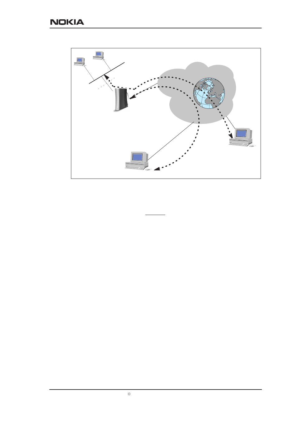 Applications and features, Figure 2-6 dedicated management channel | Nokia M1112 User Manual | Page 24 / 109