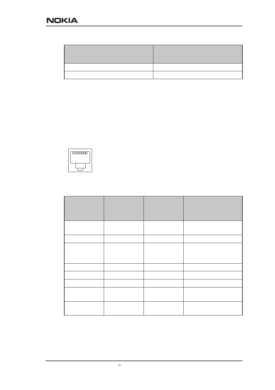 2 command line interface, Interfaces and indicator lights | Nokia M1112 User Manual | Page 28 / 109