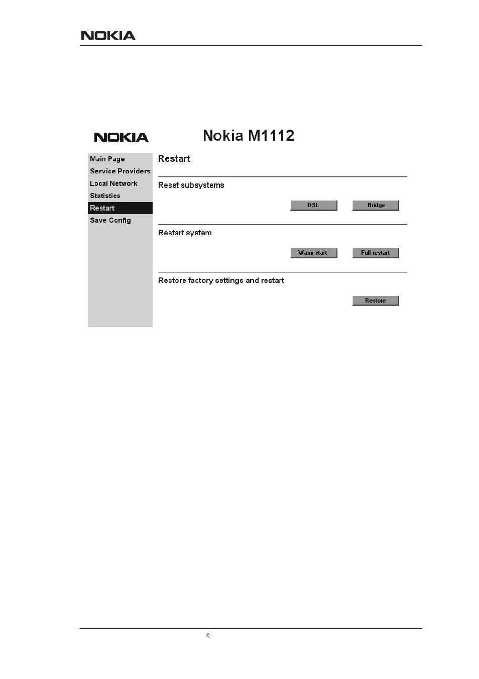 Managing m1112 | Nokia M1112 User Manual | Page 54 / 109