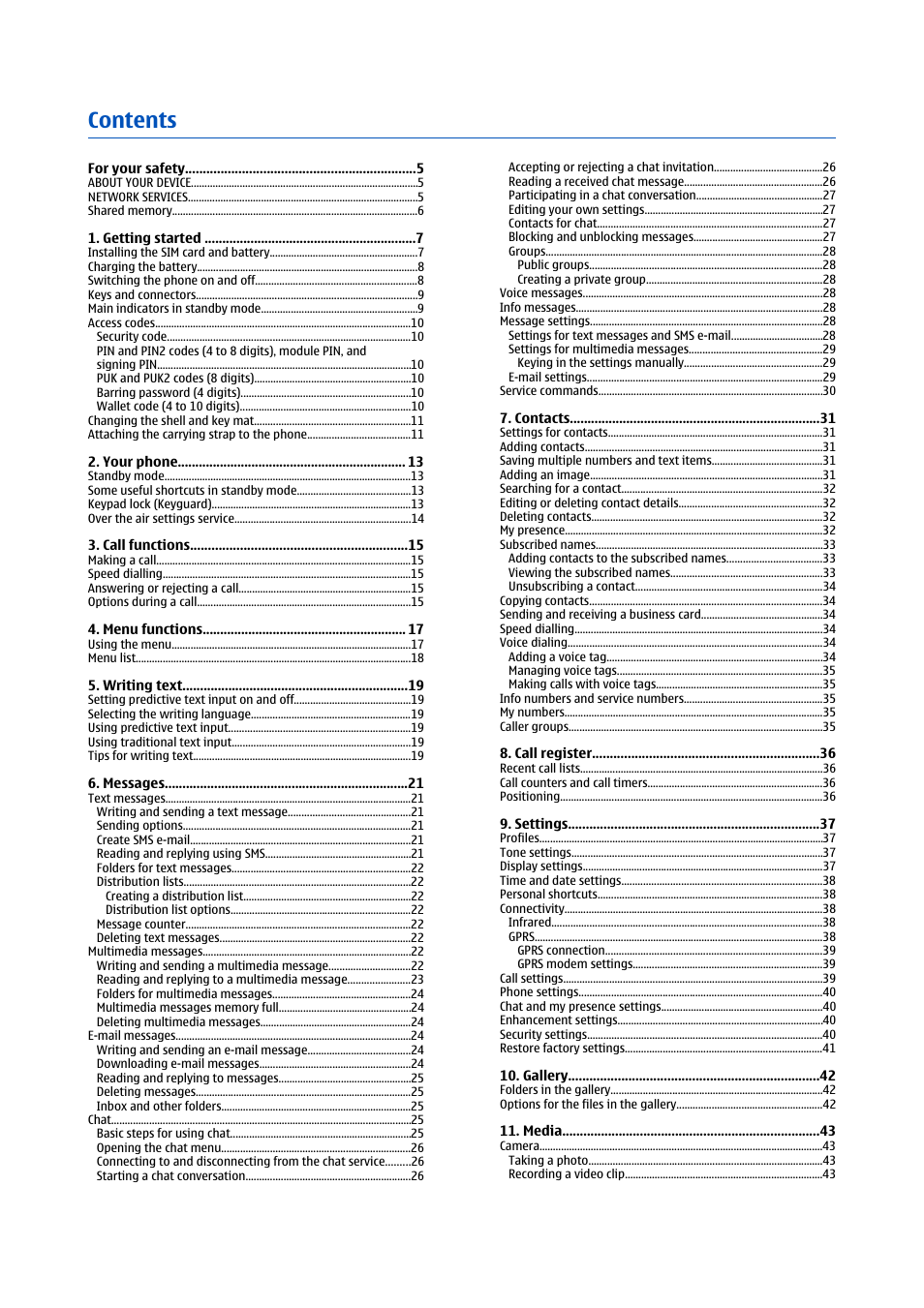 Nokia 5140 User Manual | Page 3 / 66