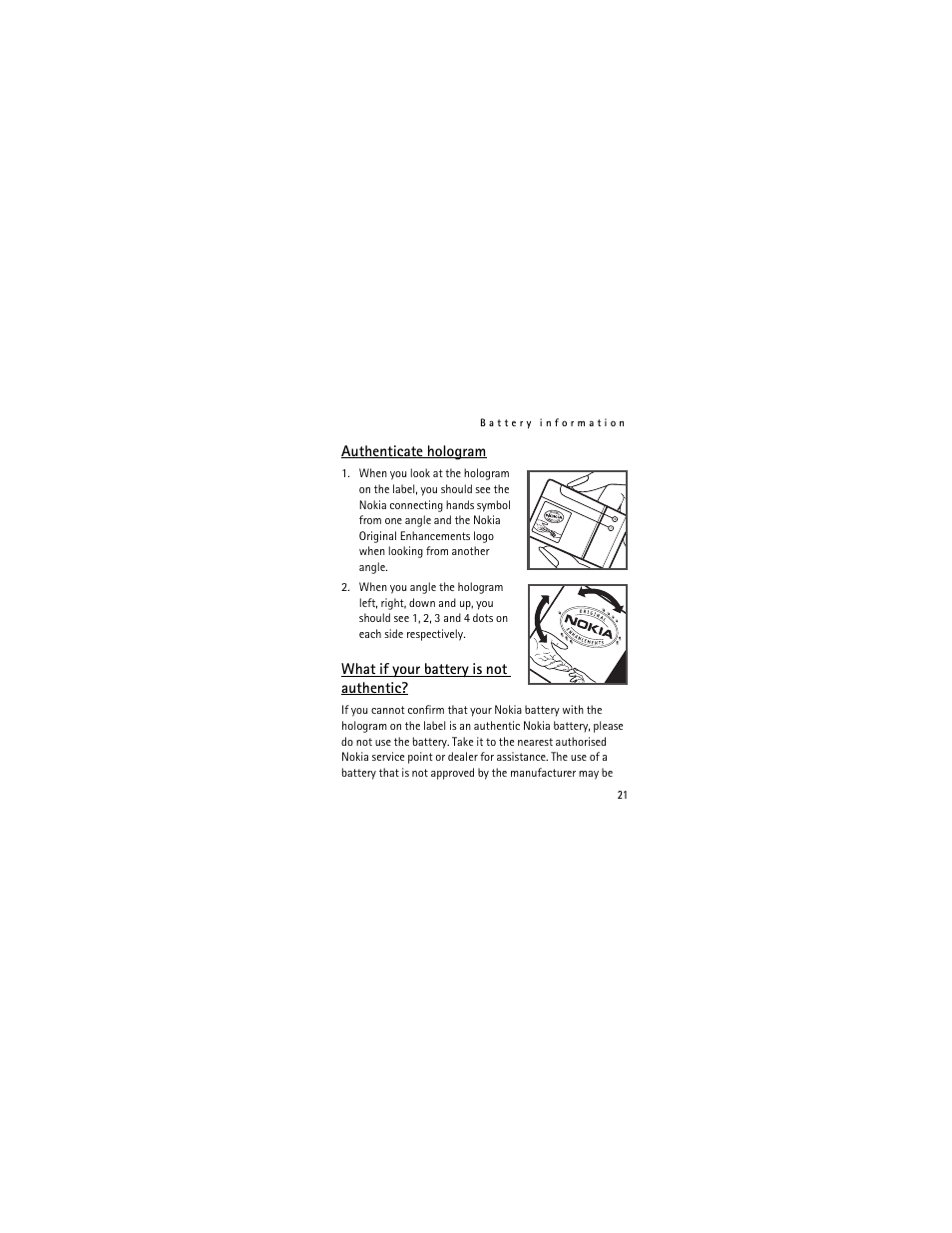 Nokia 9207219 User Manual | Page 21 / 25