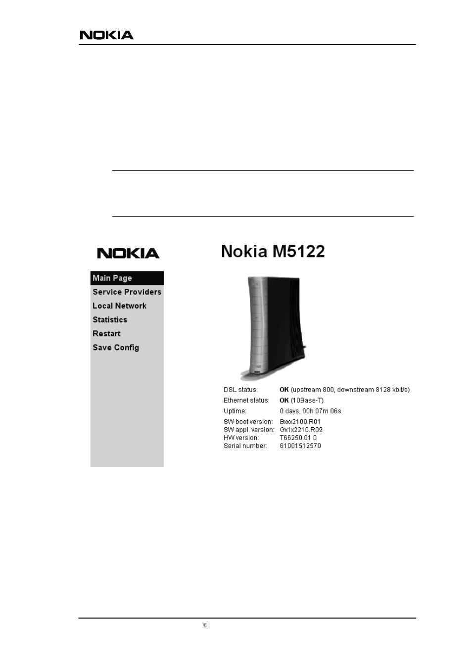 Nokia ADSL Bridge T66250 User Manual | Page 12 / 29