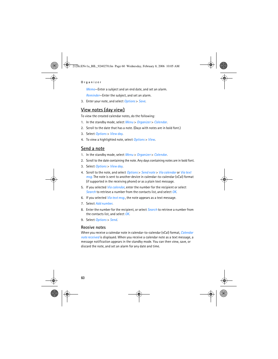 Nokia 2128i User Manual | Page 61 / 81