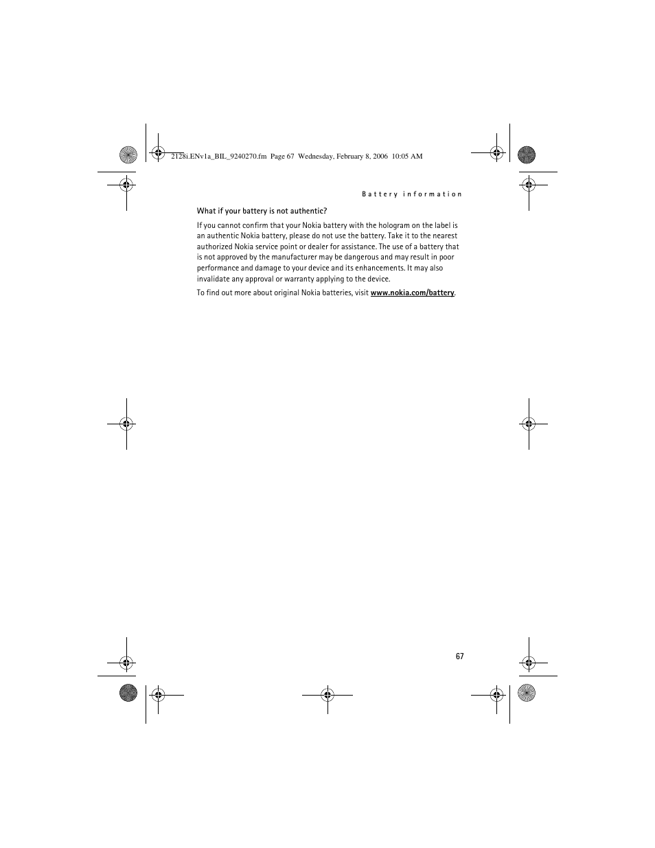 Nokia 2128i User Manual | Page 68 / 81