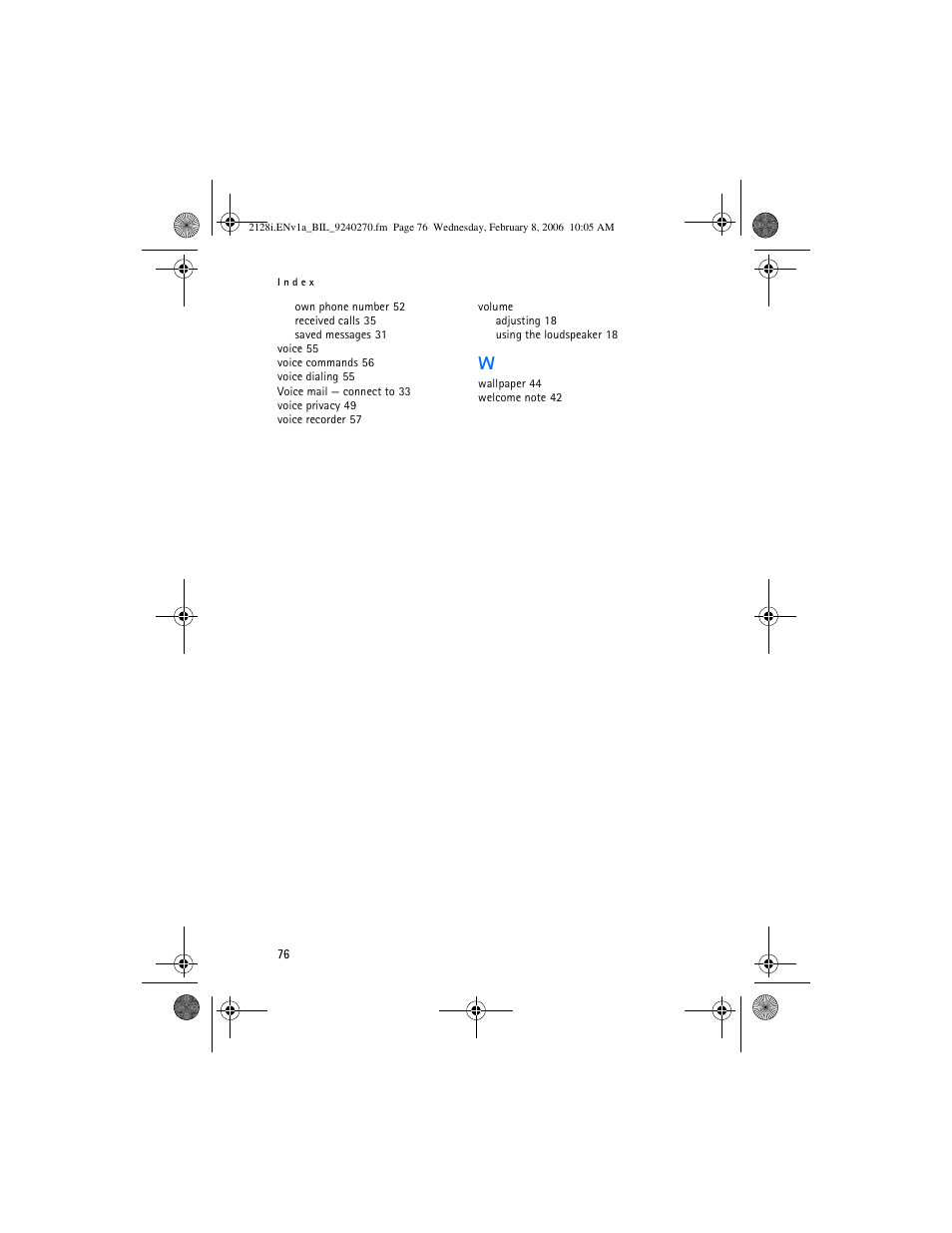 Nokia 2128i User Manual | Page 77 / 81