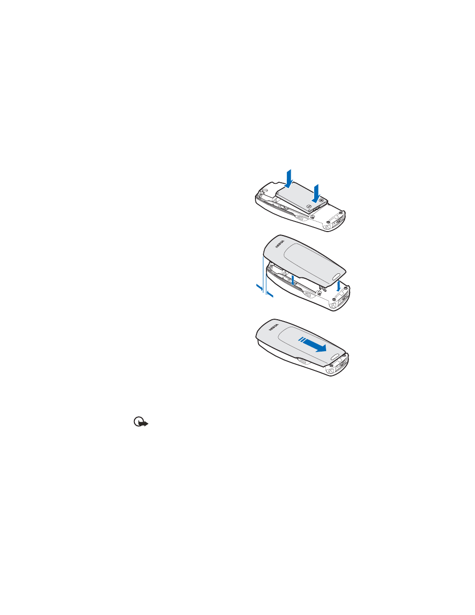 Install the battery, Remove the battery | Nokia 2260 User Manual | Page 15 / 89