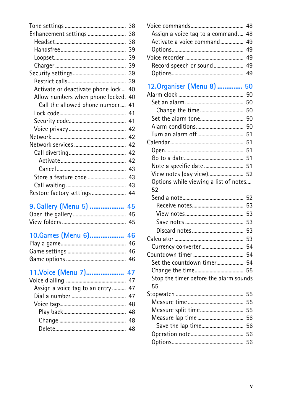 Nokia 6012 User Manual | Page 5 / 80