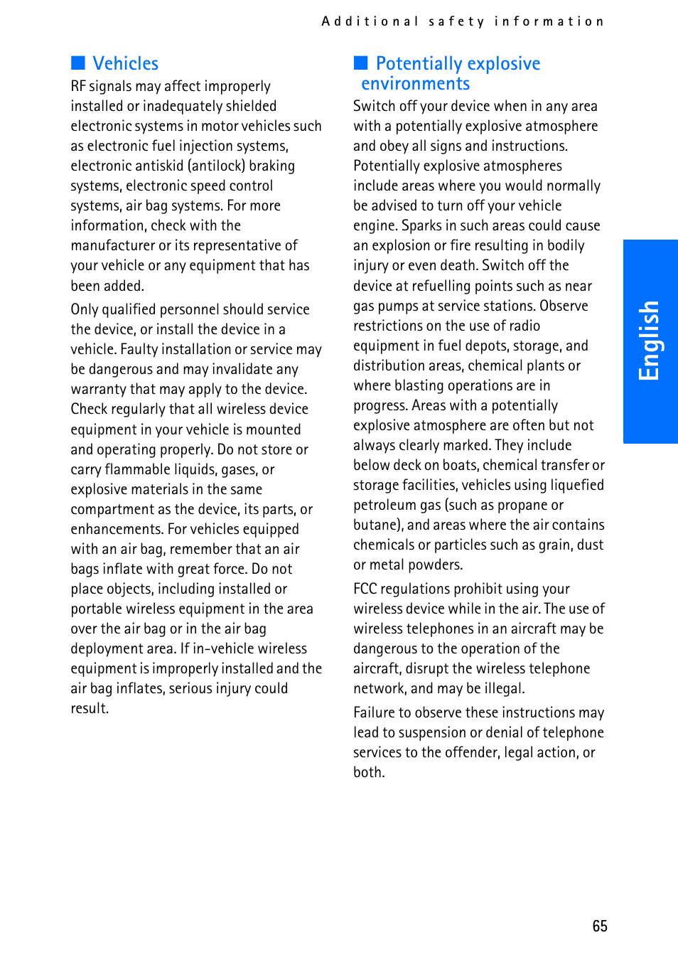 English | Nokia 6012 User Manual | Page 75 / 80