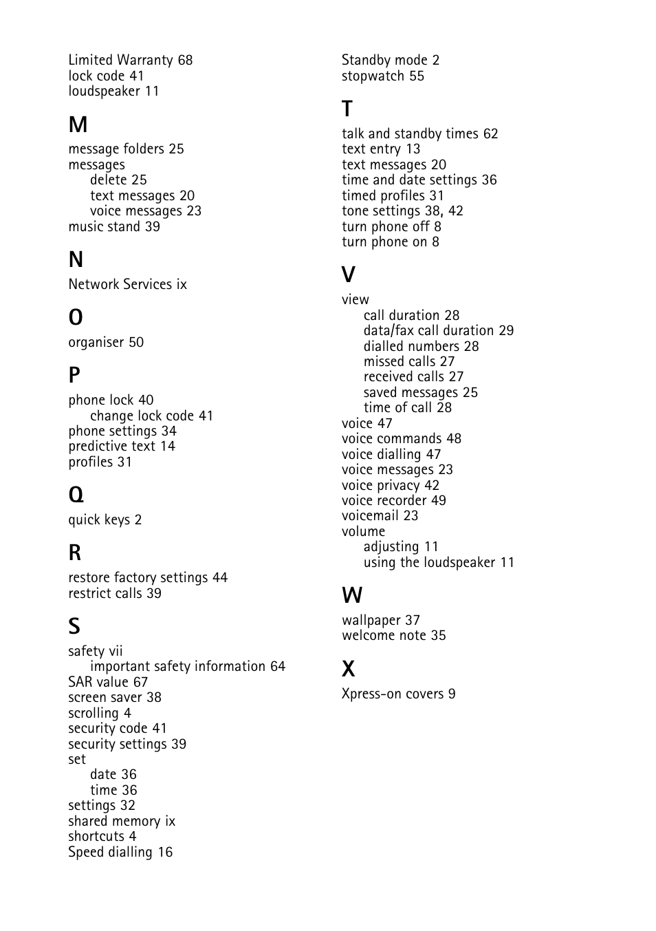 Nokia 6012 User Manual | Page 80 / 80