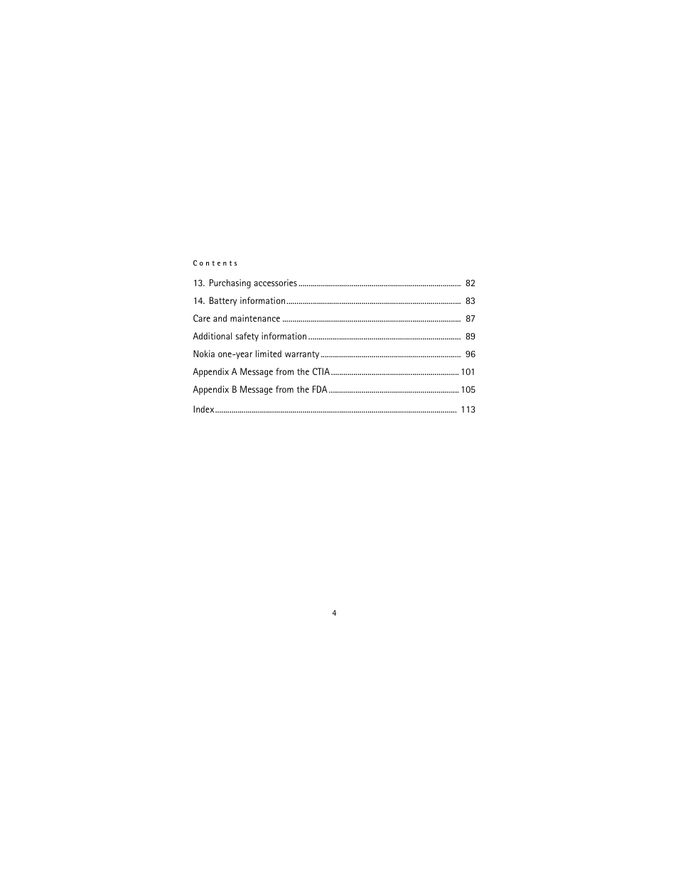 Nokia 2115i User Manual | Page 5 / 121