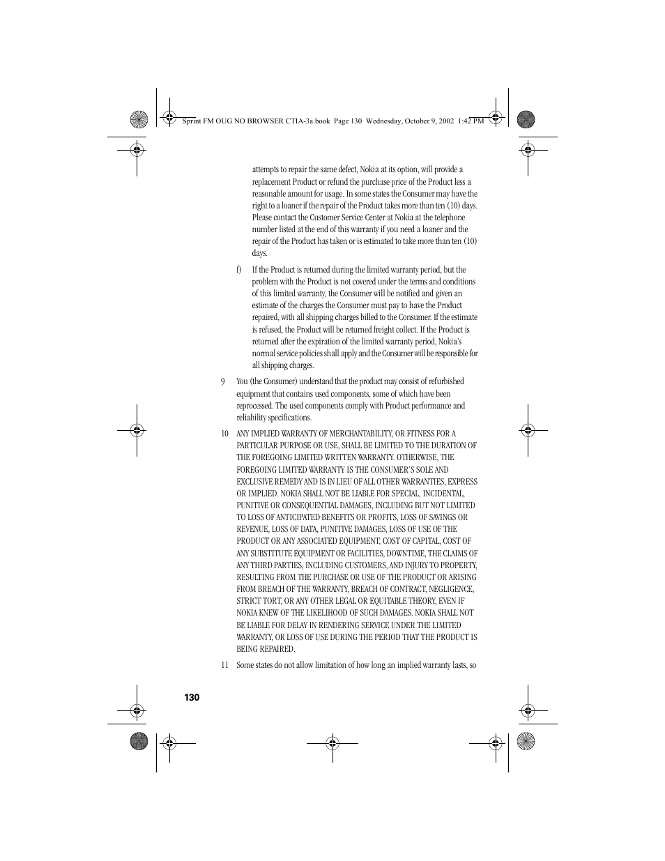 Nokia 3585 User Manual | Page 138 / 144