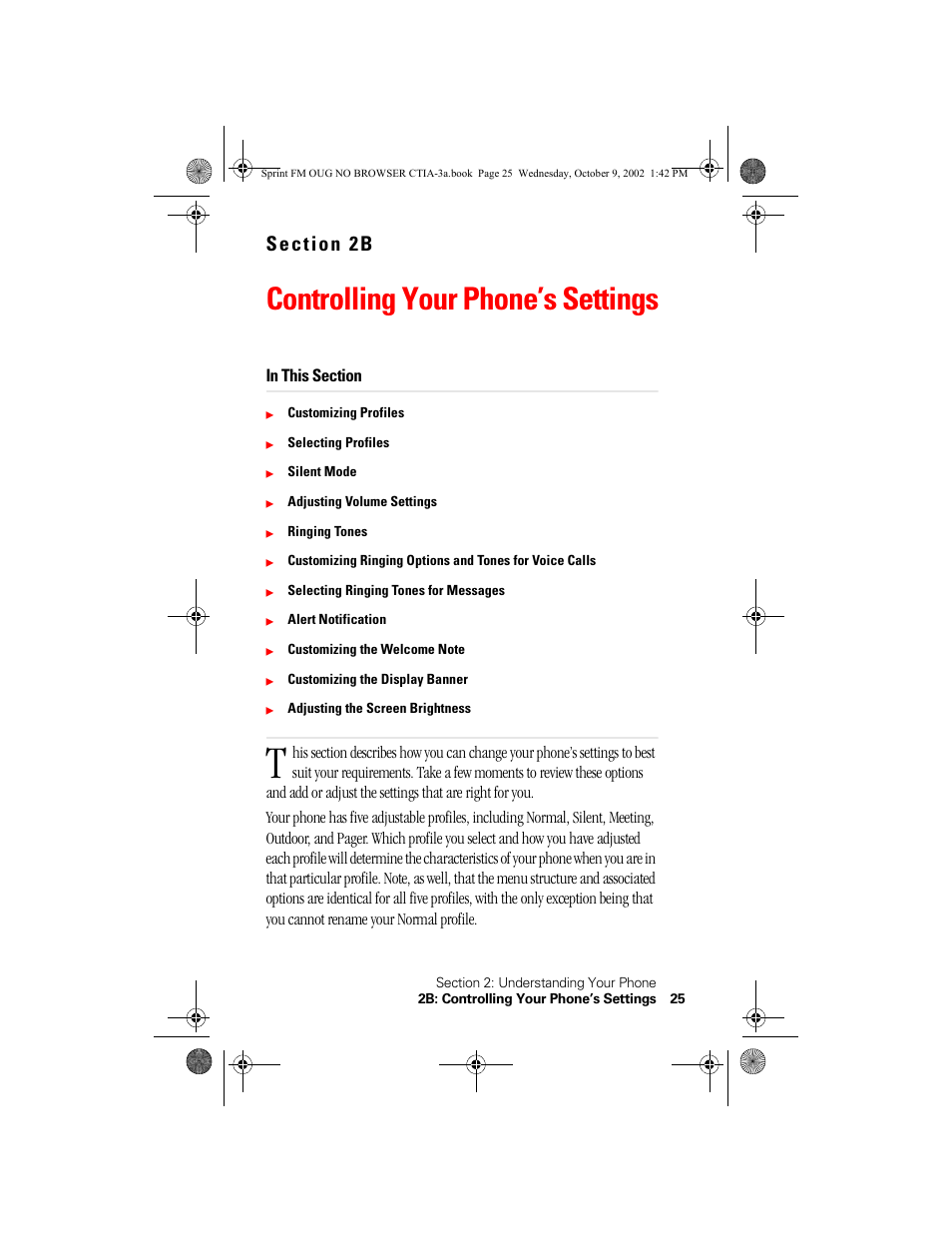 Controlling your phone’s settings | Nokia 3585 User Manual | Page 31 / 144