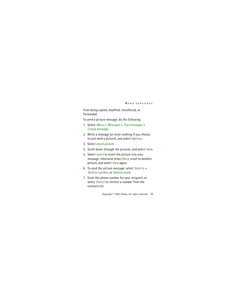 Nokia 2505 User Manual | Page 37 / 92