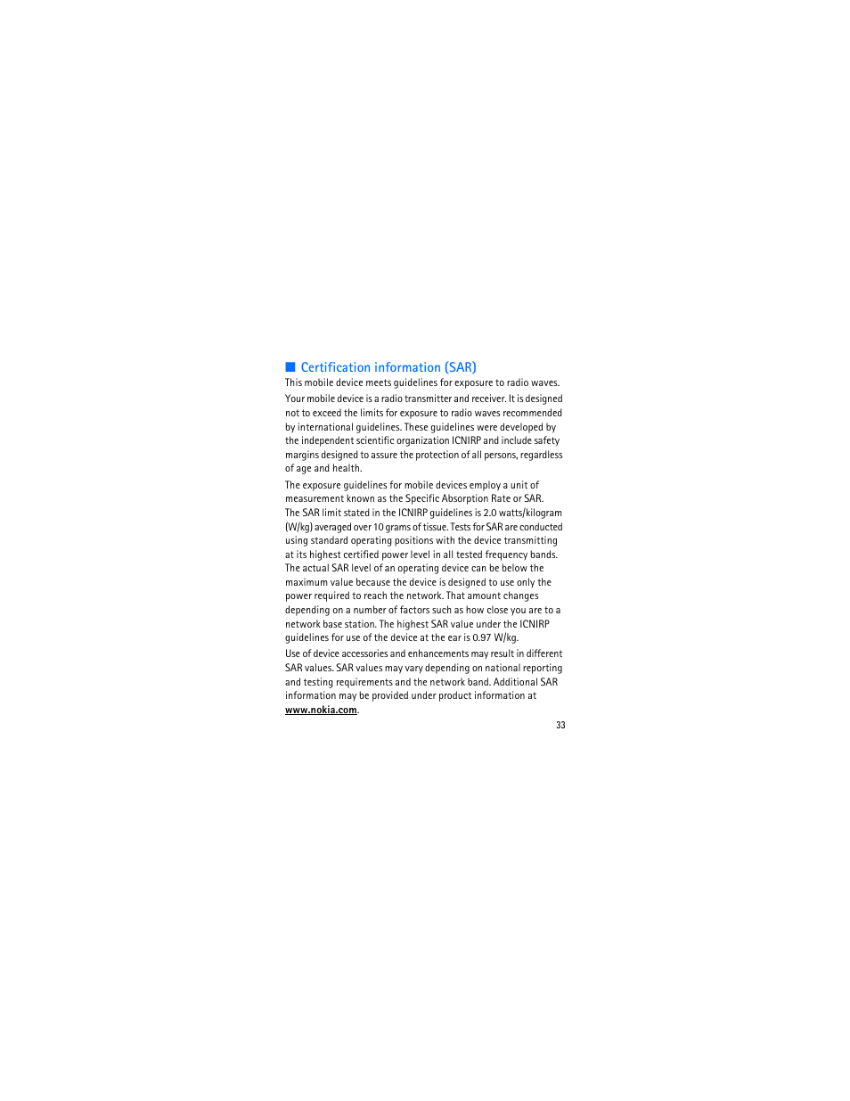 Nokia 1606 9207732 User Manual | Page 34 / 81