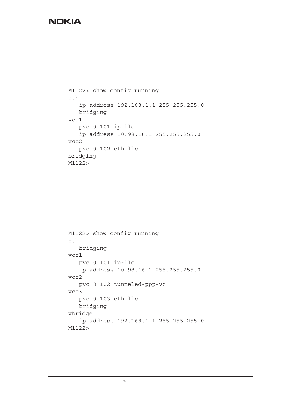 Nokia M1122 User Manual | Page 38 / 107