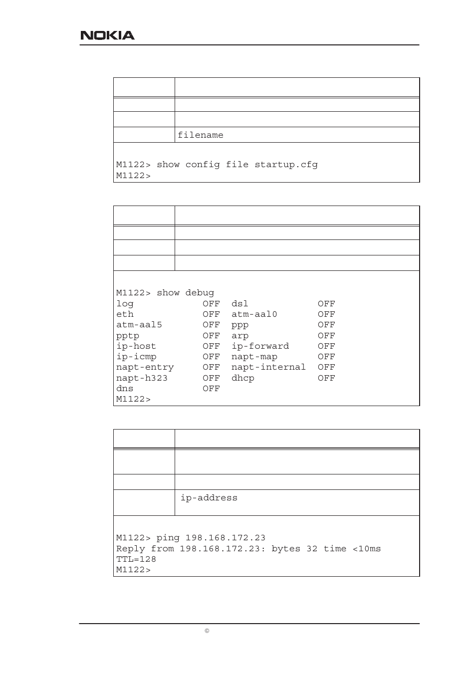 Nokia M1122 User Manual | Page 72 / 107