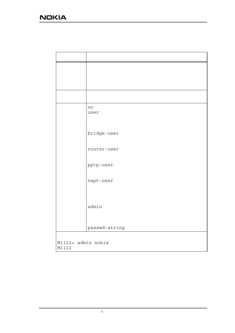 Nokia M1122 User Manual | Page 82 / 107