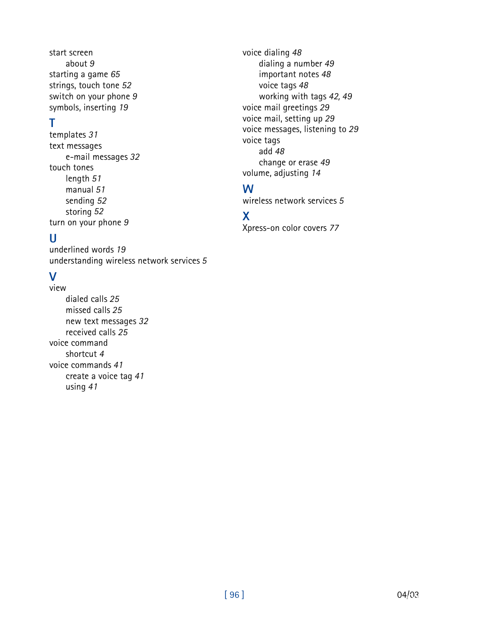 Nokia 2270 User Manual | Page 101 / 201