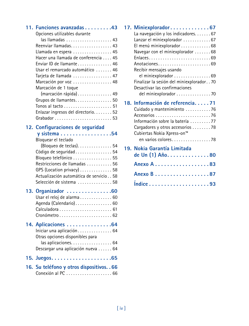 Nokia 2270 User Manual | Page 105 / 201