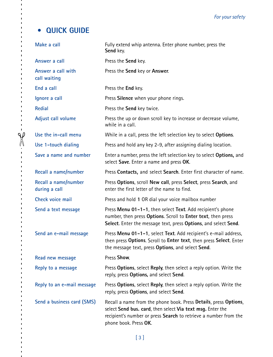 Quick guide | Nokia 2270 User Manual | Page 8 / 201