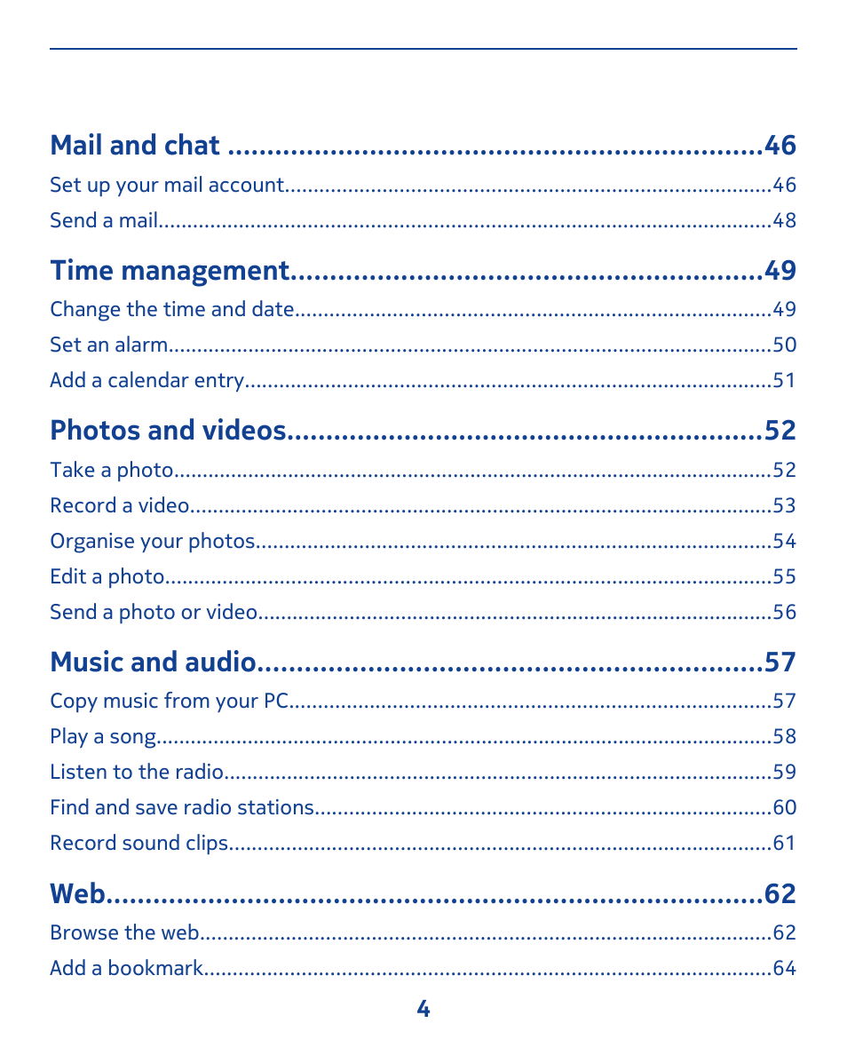 Nokia 309 User Manual | Page 4 / 104